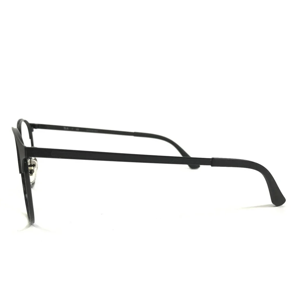 Ray-Ban Eyeglasses Frames RB6375 2944 Polished Black Round Full Rim 53-18-145